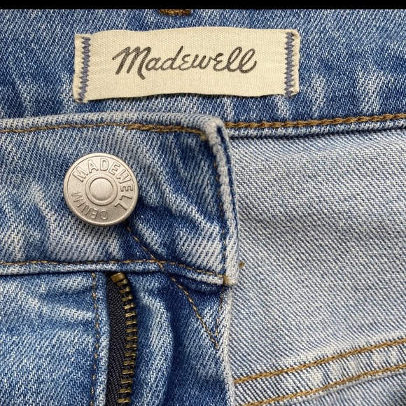 Madewell - Women's The Perfect Vintage Wide-Leg Crop Jean Size 32 Raw Hem NWOT - Picture 5 of 9